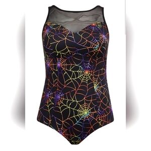 Torrid Spiderweb One Piece Swimsuit